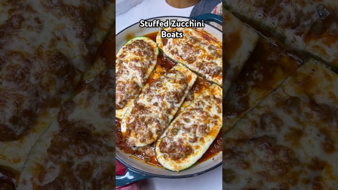 Stuffed Zucchini Boats Recipe! #recipe #easyrecipe #zucchini #recipe #cookingvideo #farmersmarket Stuffed Zucchini Boats Recipe! #recipe #easyrecipe #zucchini #recipe #cookingvideo #farmersmarket