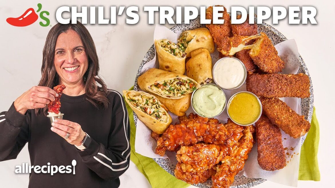 I Made Chili’s Triple Dipper At Home | Allrecipes I Made Chili’s Triple Dipper At Home | Allrecipes