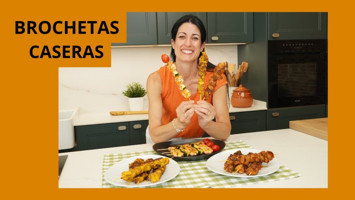 ¡LAS MEJORES BROCHETAS CASERAS! 3 recetas Fáciles y Originales para Sorprender ¡LAS MEJORES BROCHETAS CASERAS! 3 recetas Fáciles y Originales para Sorprender