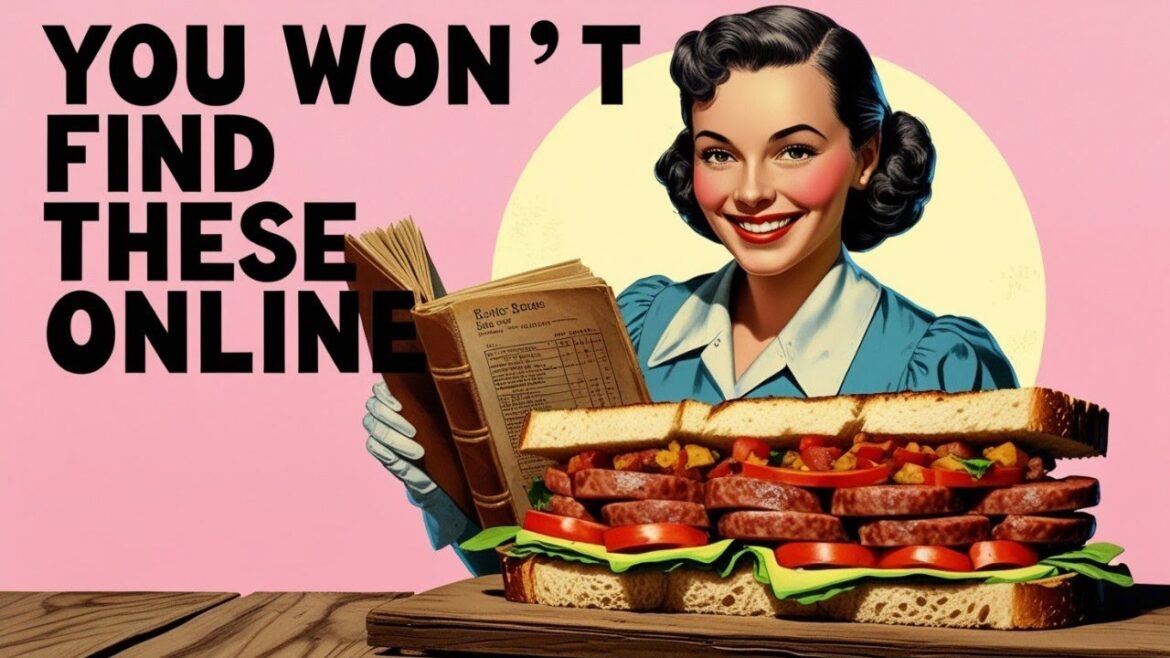 Old Cookbook Recipes/ 30 wild west sandwiches you need to eat in your lifetime/forgotten dinner