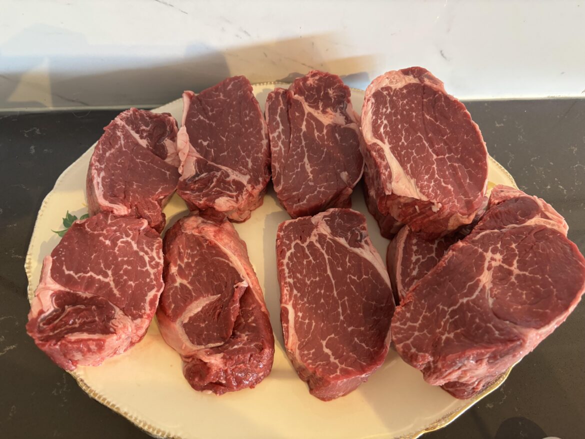 Tenderloins for mom’s birthday dinner