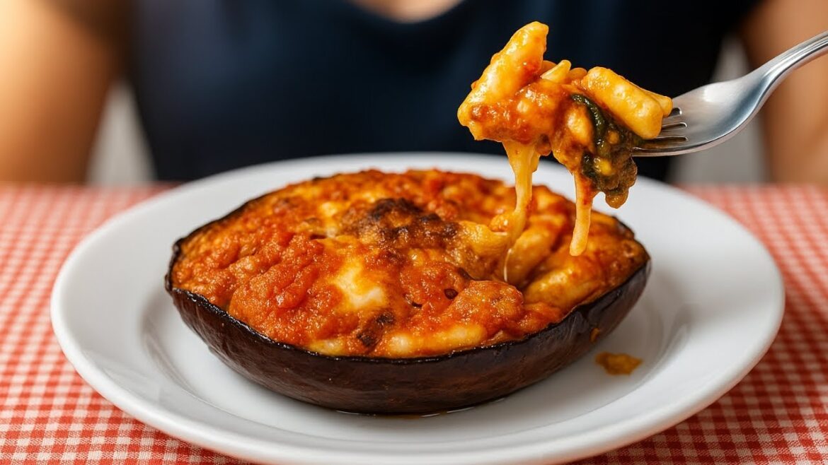 Melanzane ripiene alla Parmigiana con cavatelli: un primo piatto filante e irresistibile