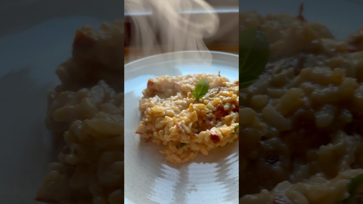 Risoto de Tomates Secos com Queijo Gruyere