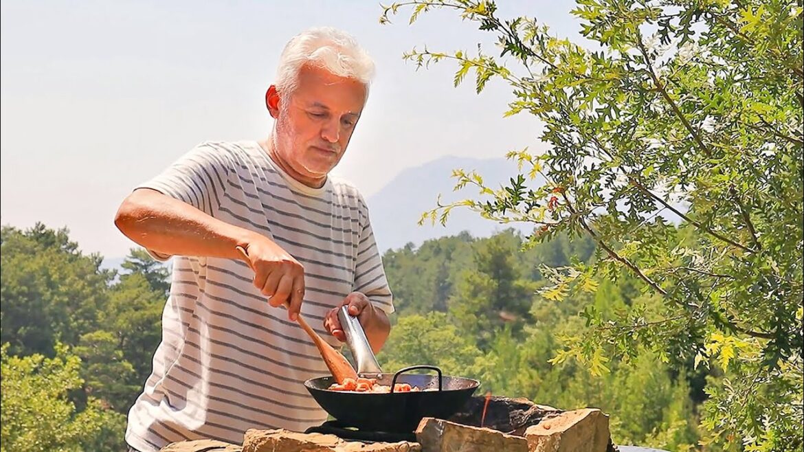 Odun Ateşinde SOSLU TAVUK ve KREMALI MAKARNA Nasıl Yapılır?