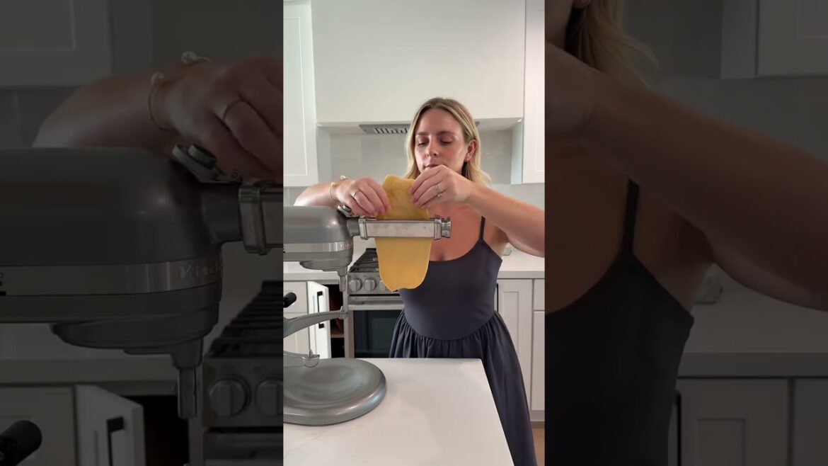 Pasta Making 101 — Butter & Sage Ravioli Edition. #shorts #short #Alessandra