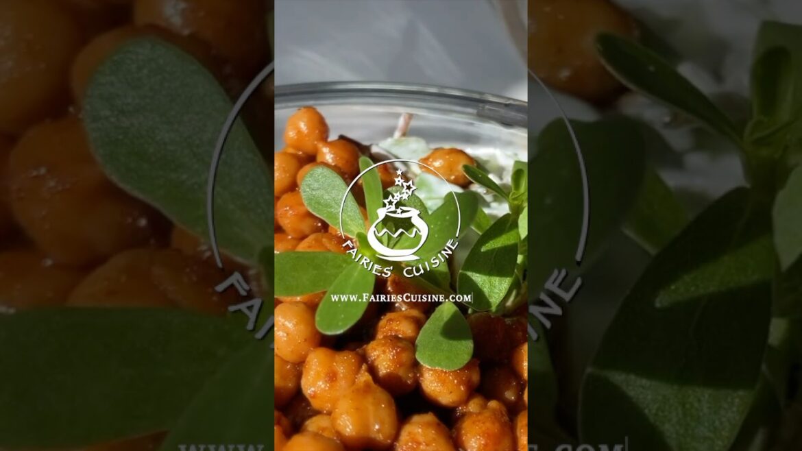 Wild Purslane with Chickpeas Recipe Teaser #shorts