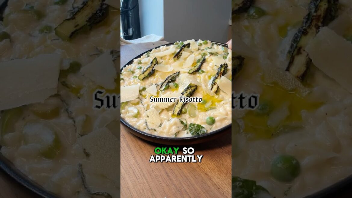 Peas and Asparagus Risotto