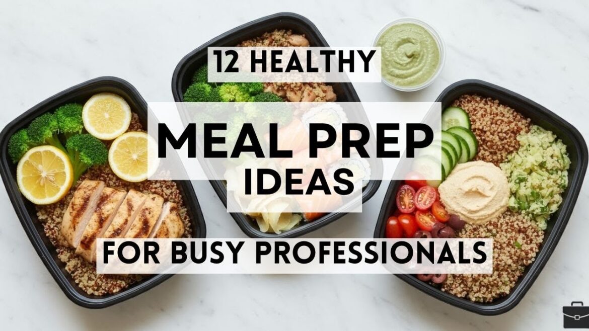 12 Healthy Meal Prep Ideas for Busy Professionals #sharpaspirant # ...