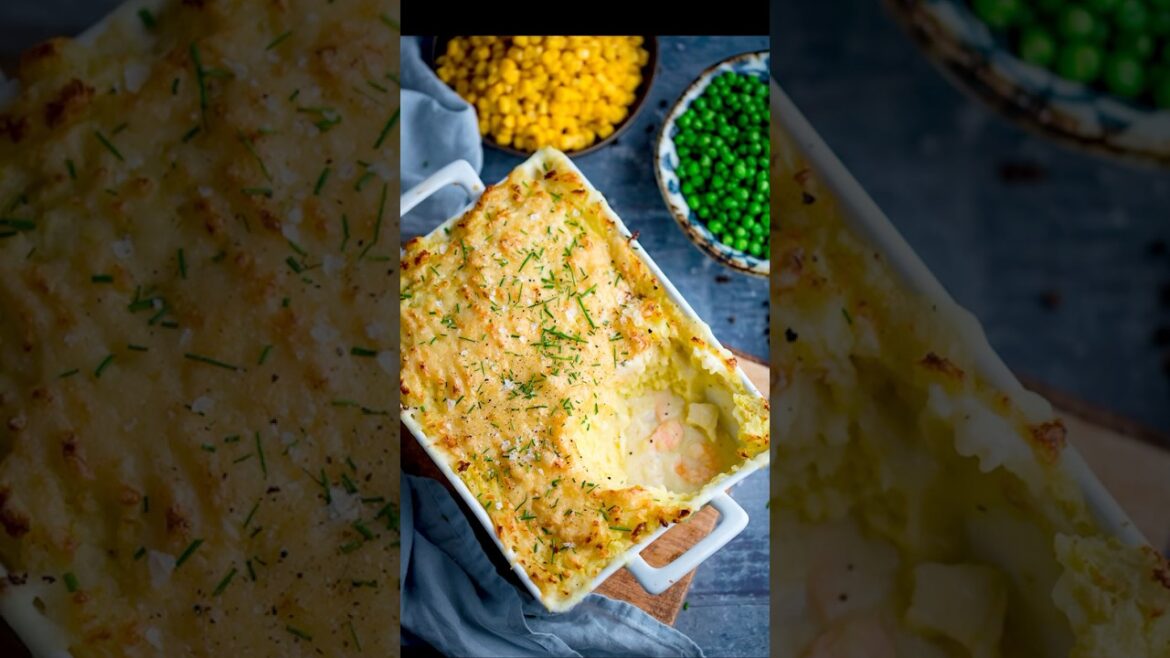 Creamy Fish Pie with Cheesy Mash