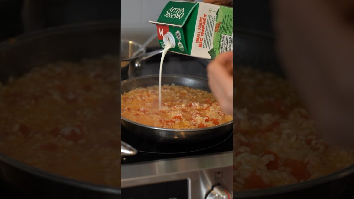 Lemon Garlic Risotto for any date night in