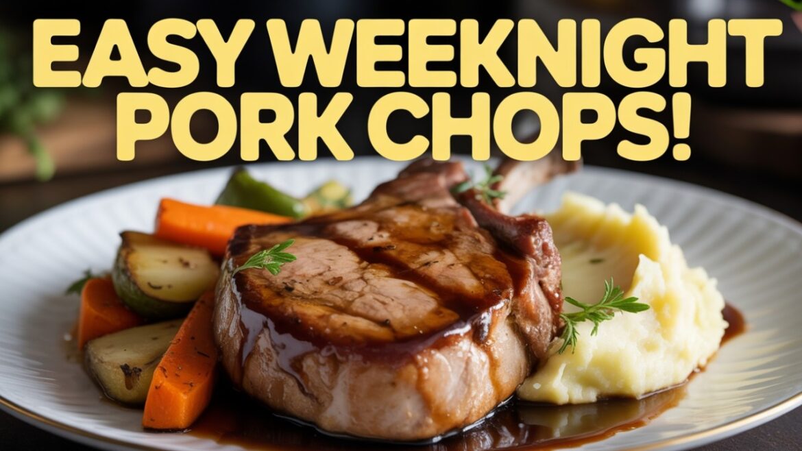 Craving A Juicy Pork Chop With Balsamic Glaze For Dinner?