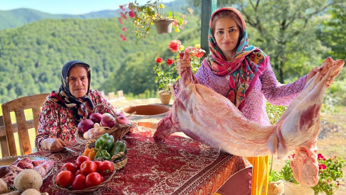 IRAN Village Life | Whole Lamb Marinated & Cooked in a Traditional Tandoor IRAN Village Life | Whole Lamb Marinated & Cooked in a Traditional Tandoor
