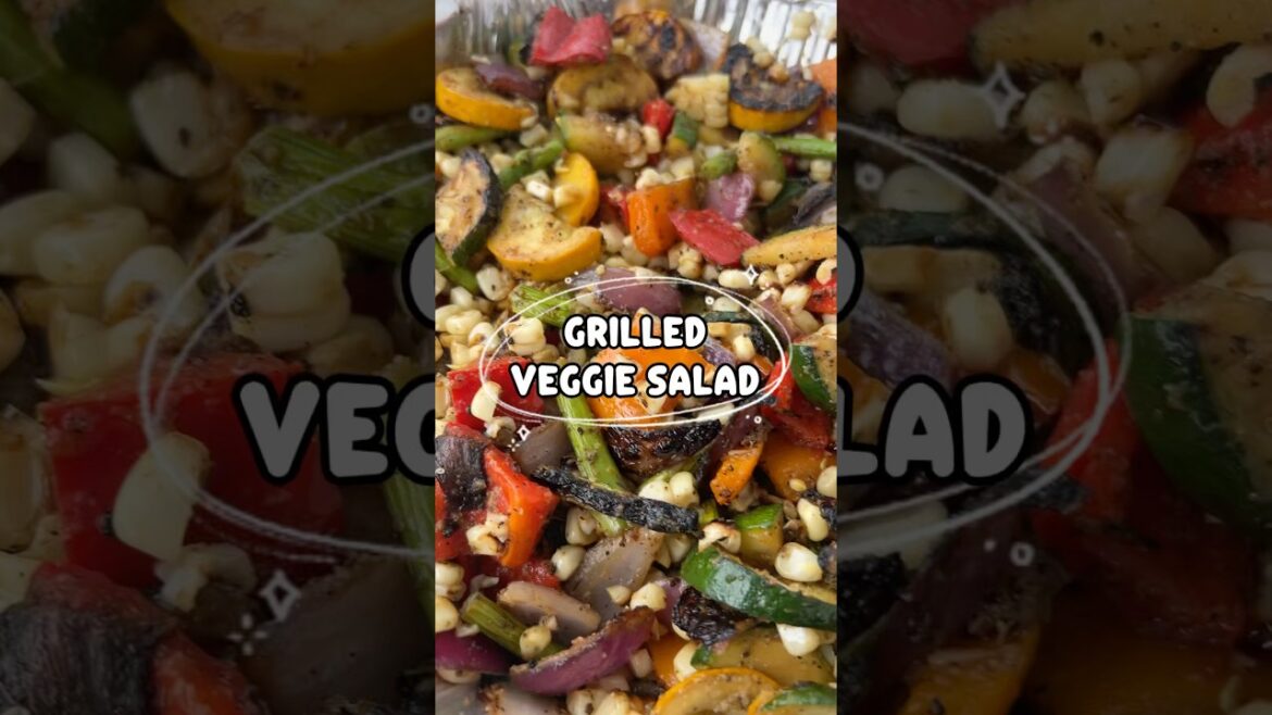 The BEST grilled veggie salad! #grilling #grilledveggies #grillingseason #bbq #veggies #veggiesalad The BEST grilled veggie salad! #grilling #grilledveggies #grillingseason #bbq #veggies #veggiesalad