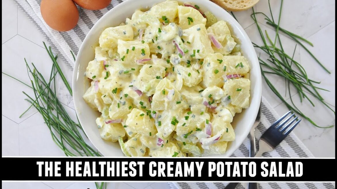 “No Mayo” CREAMY Potato Salad | Healthy and Delicious Recipe "No Mayo" CREAMY Potato Salad | Healthy and Delicious Recipe