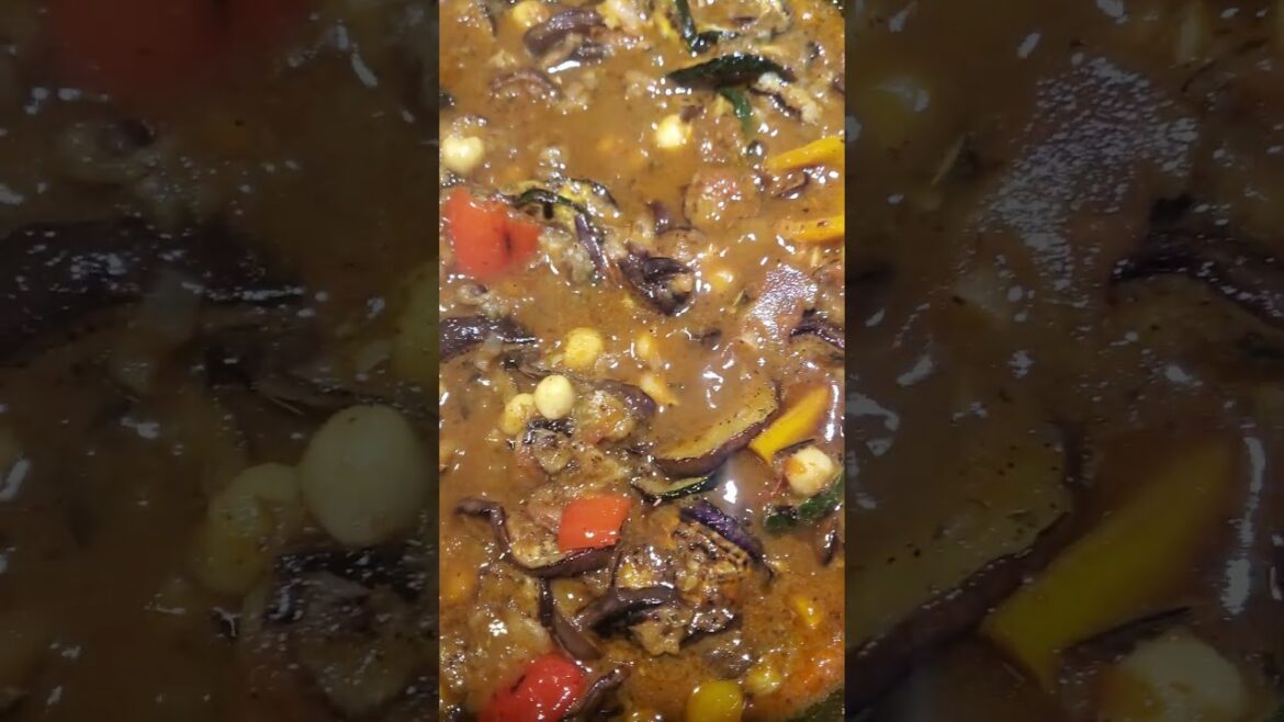 Lebanese Maghmour #lebanesefood #vegetables #vegetarian