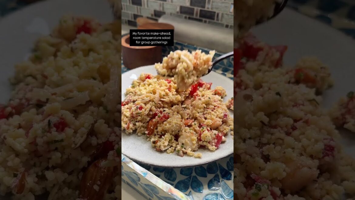 30-Minute Couscous Salad with Tarragon Roasted Shrimp 30-Minute Couscous Salad with Tarragon Roasted Shrimp