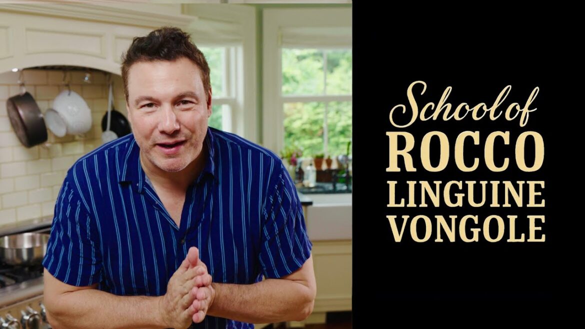 Linguine alle Vongole | School of Rocco Episode 8/ 6-Ingredient Italian Pasta Linguine alle Vongole | School of Rocco Episode 8/ 6-Ingredient Italian Pasta