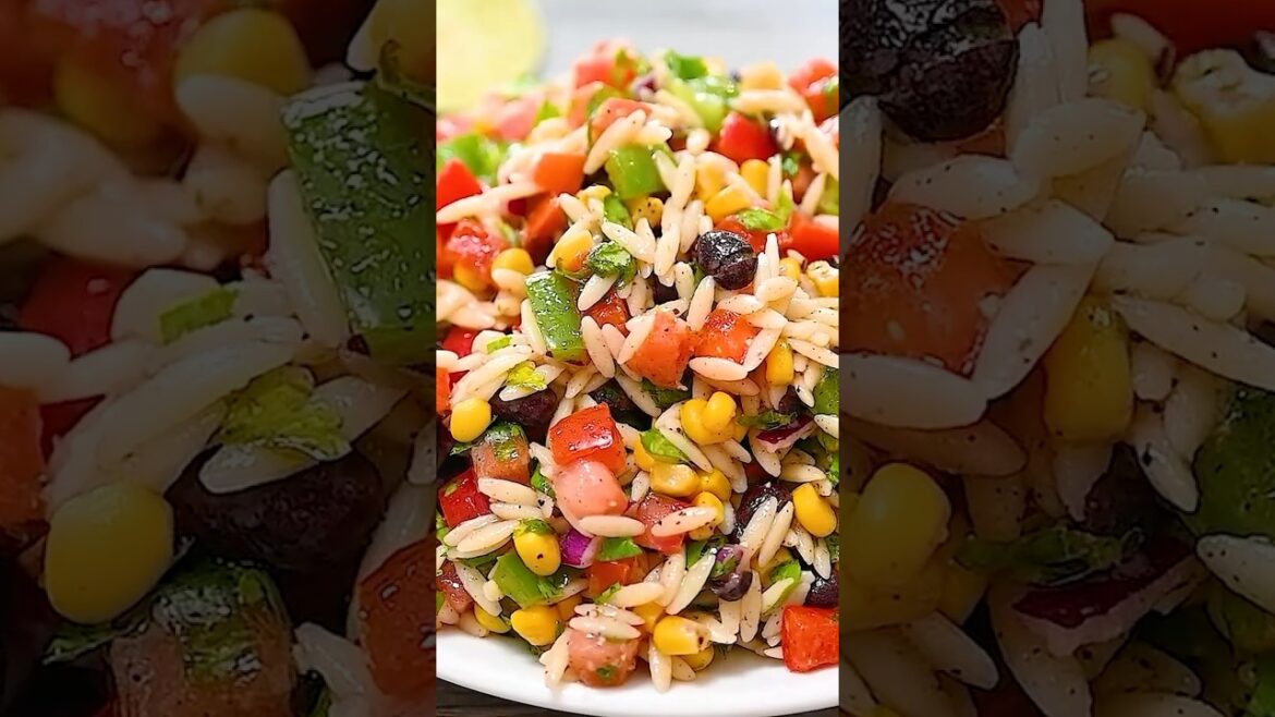 Summer Orzo Salad (Fresh, Protein-Packed, and Easy!)
