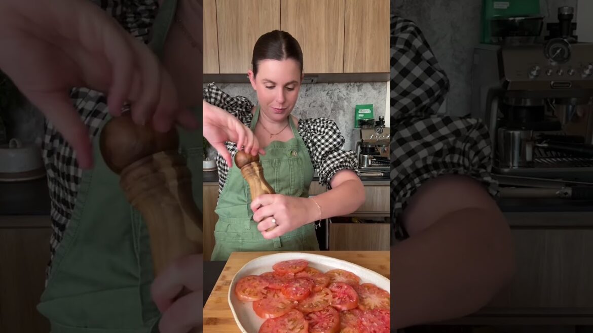 Tomato and burrata salad – voiceover Tomato and burrata salad - voiceover