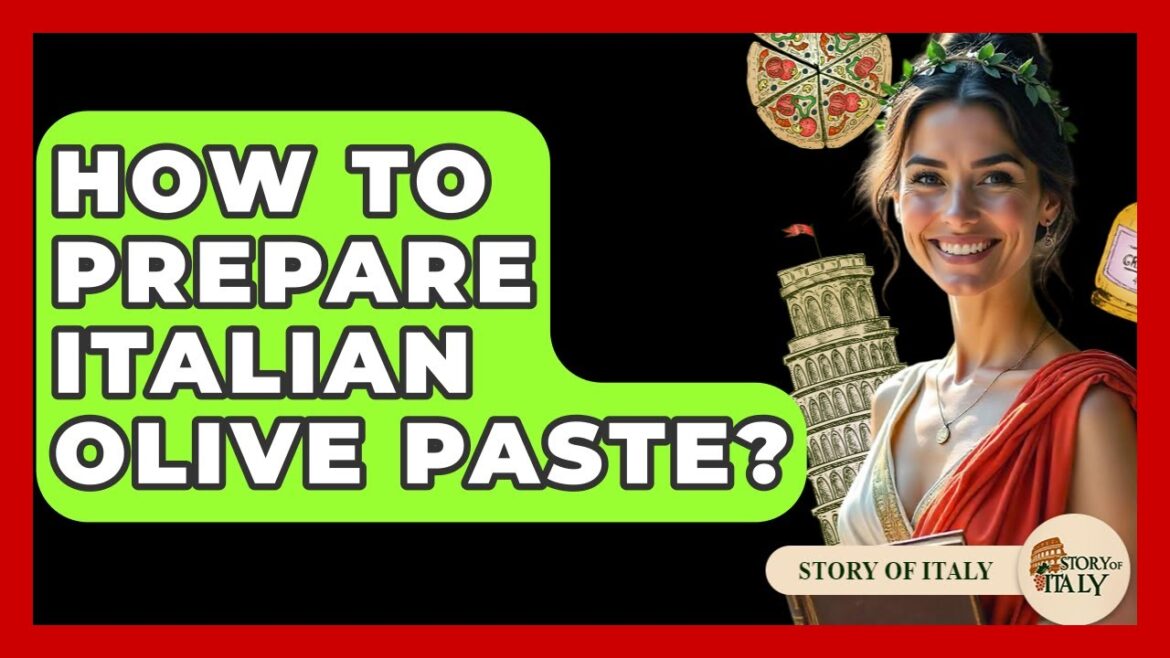 How To Prepare Italian Olive Paste? - Story Of Italy