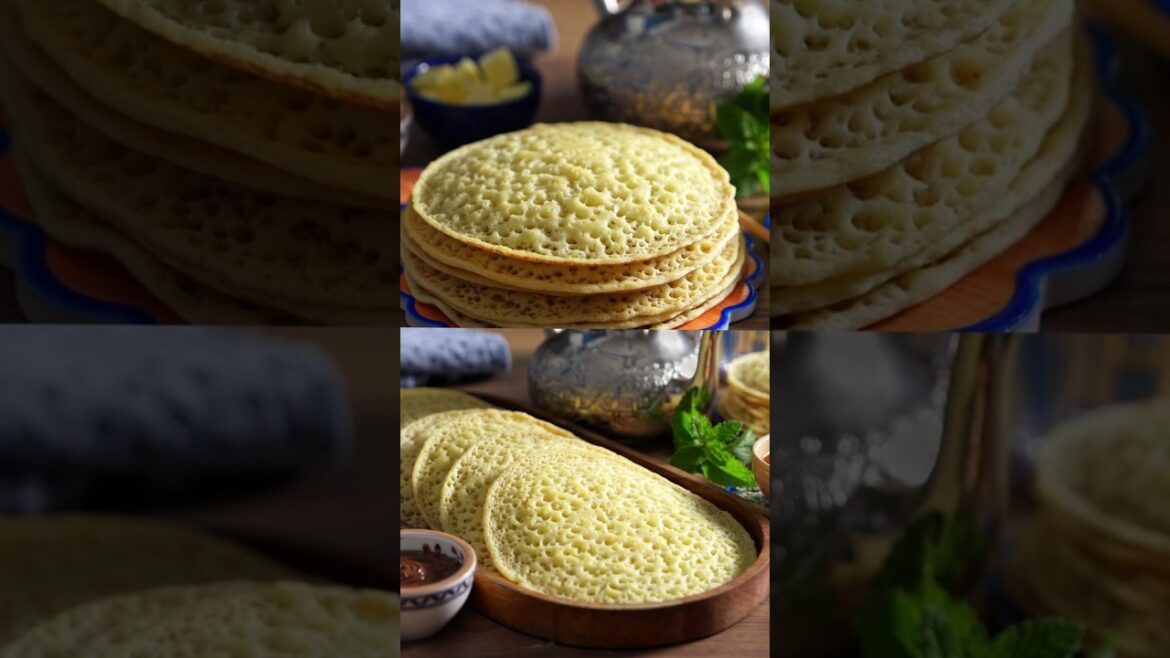 Invata sa faci Baghrir: Clatite Marocane cu 1000 de Gauri! #jamilacuisine