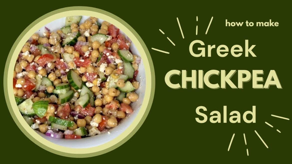 How to Make an Easy Greek Chickpea Salad | Guelph Food Bank