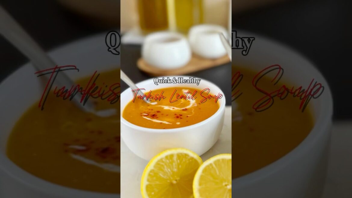 Turkish lentil soup | شوربة عدس تركية سهلة وسريعة  | Turkse linzensoep #lentilsoup #kitchen Turkish lentil soup | شوربة عدس تركية سهلة وسريعة  | Turkse linzensoep #lentilsoup #kitchen