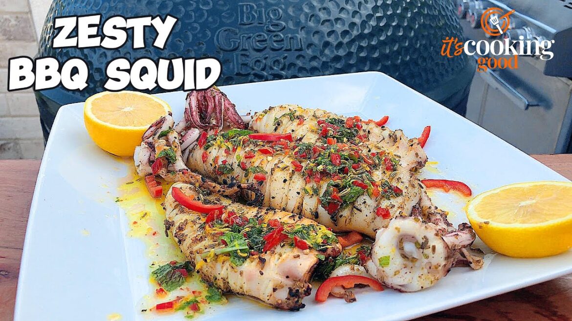 How to Clean & Grill Squid | Zesty Fennel, Lemon & Chilli BBQ Recipe