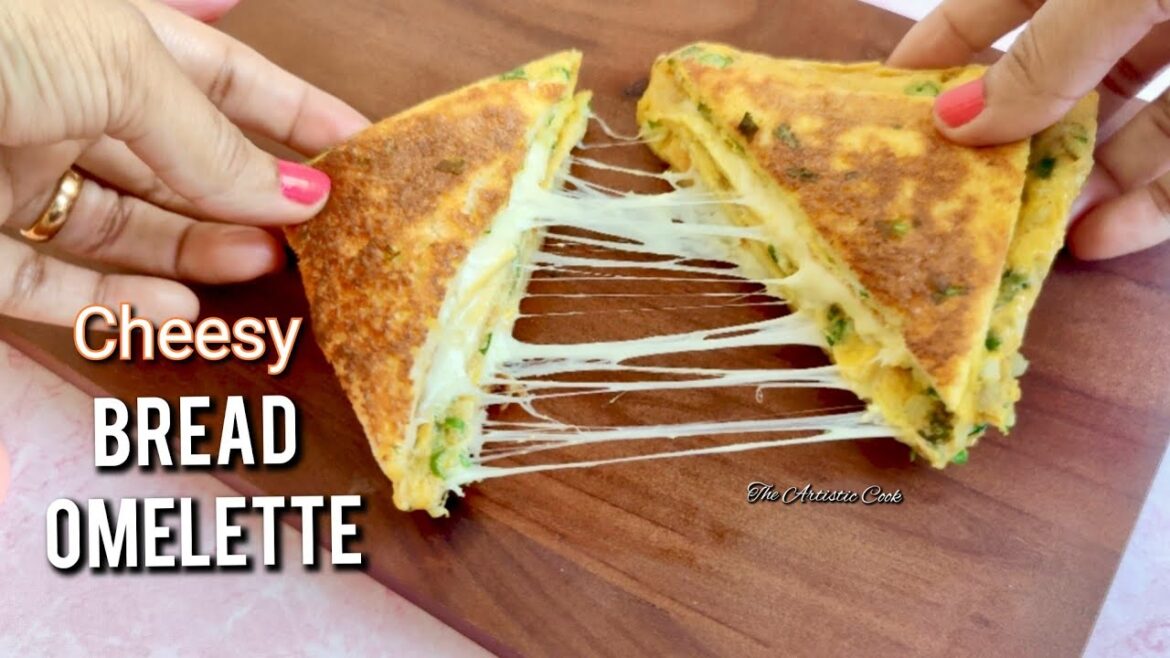 Cheese Bread Omelette Recipe | Quick and Easy Breakfast in 5 minutes | Easy Egg Sandwich