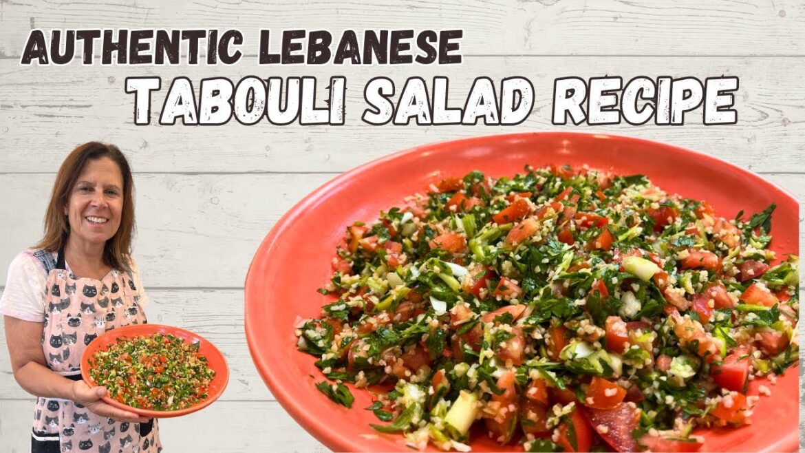Make Lebanese Tabouli Salad at Home - Lebanese Food Recipe Perfect for Summer