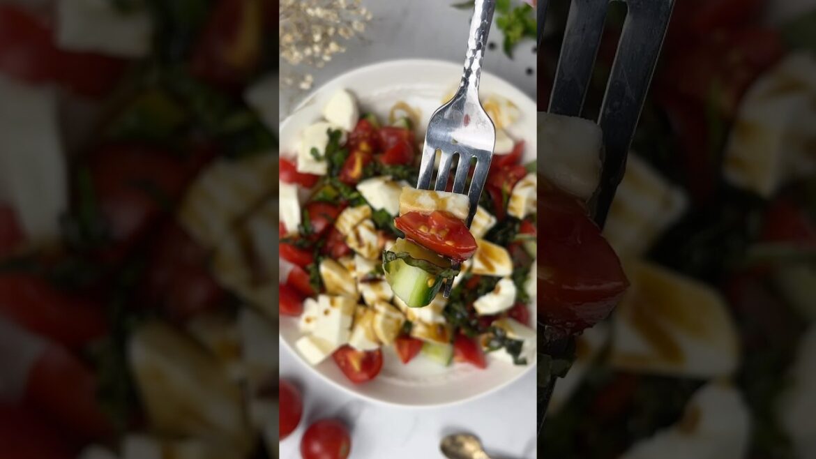 Tomato Mozzarella Cucumber Salad