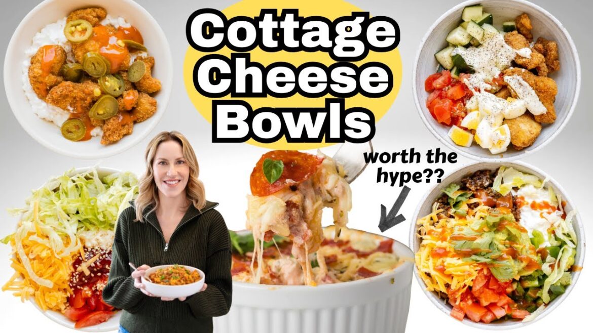 You CAN’T EVEN Tell These Have Cottage Cheese (High Protein Bowls) You CAN'T EVEN Tell These Have Cottage Cheese (High Protein Bowls)