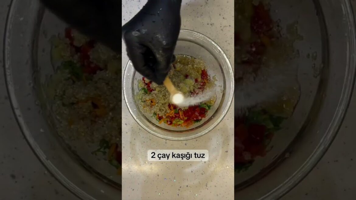 Kinoalı Köz Salatası  #yemektarifleri #tarif #masterchef