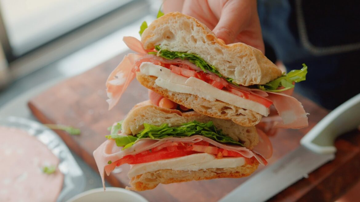 Best Italian Sandwich with Mortadella | Breakfast Recipe