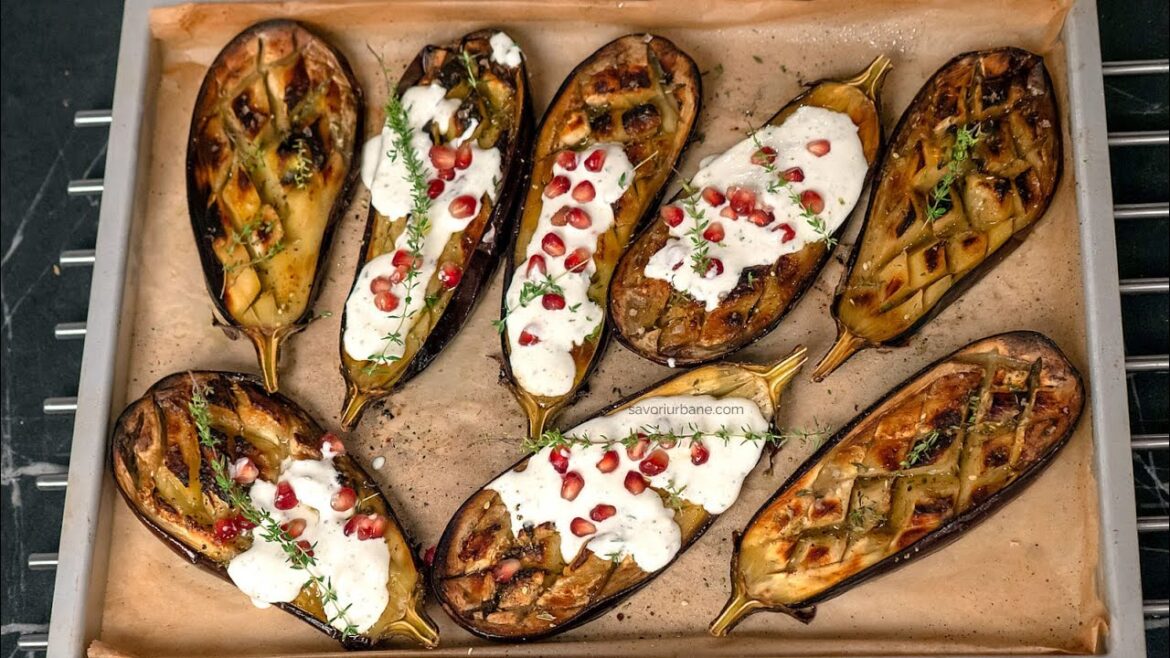 Vinete la cuptor - cele mai grozave vinete crestate și rumenite a la Ottolenghi | Savori Urbane