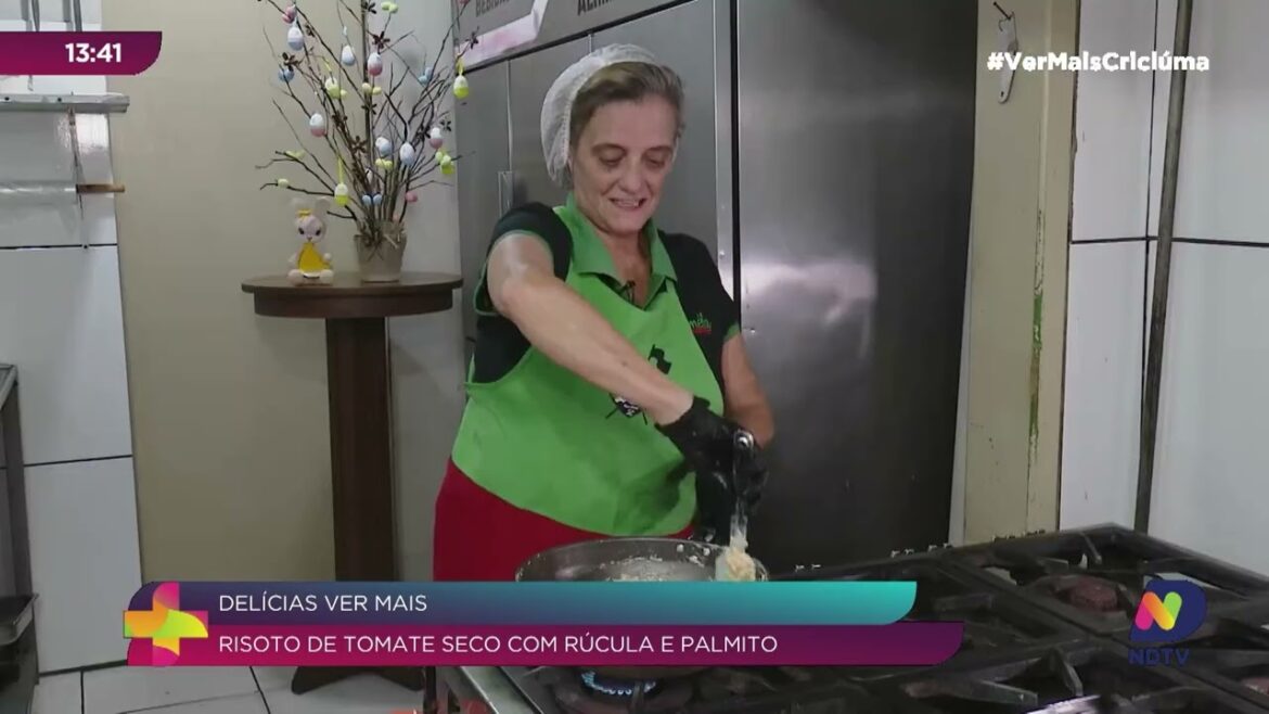 Risoto de tomate seco e rúcula: receita deliciosa para a Semana Santa