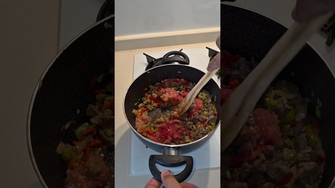 Sebzeli Etli Bulgur Pilavı #viralvideo #tarif #yemektarifleri