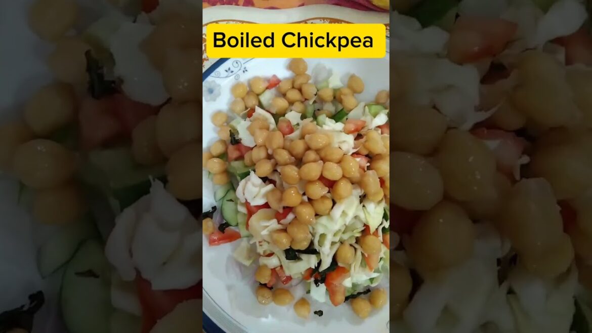 Easy and Healthy Chickpea Salad Recipe by Tasty Cooking With Shazia #shorts#salad#youtubeshorts