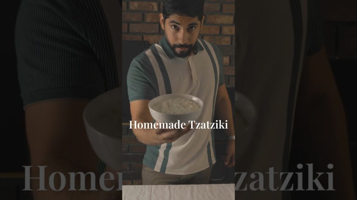 Stop Buying Tzatziki! Make THIS Easy Homemade Version. #greekcuisine  #youtubeshorts  #greekfood
