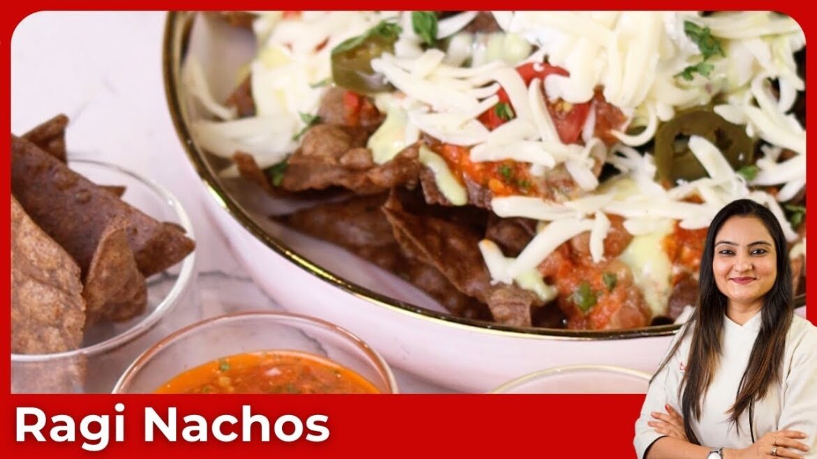 घर बैठे बनाये Healthy Nachos, Crispy Ragi Nachos Recipe, Home Made Nachos, Home Made Cheese Sauce घर बैठे बनाये Healthy Nachos, Crispy Ragi Nachos Recipe, Home Made Nachos, Home Made Cheese Sauce