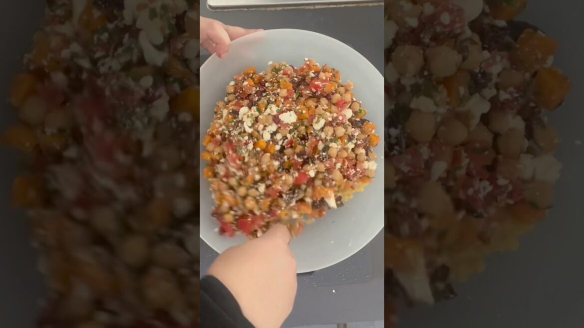 Moroccan pearl Couscous Salad #food #cooking #recipe