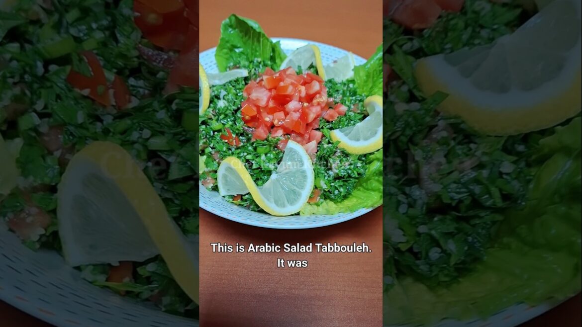 Tabbouleh Salad Recipe #short #shortvideo #shortsfeed #youtubeshorts