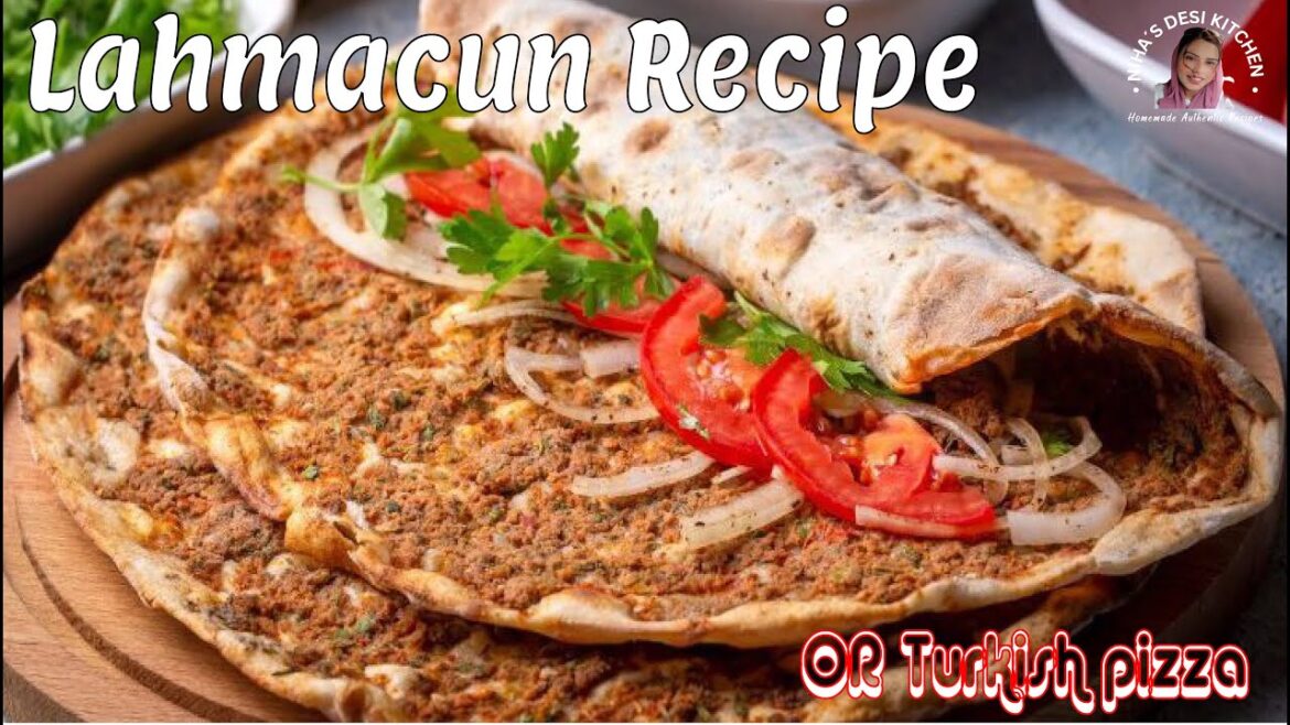 Turkish pizza | Lahmacun Recipe