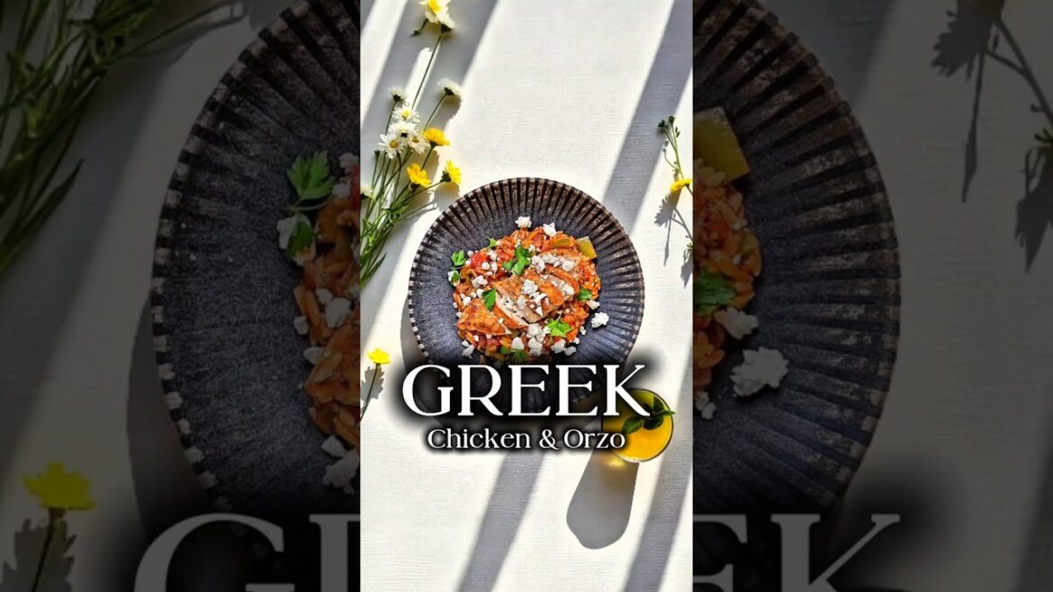 Greek Chicken with Orzo & Feta
