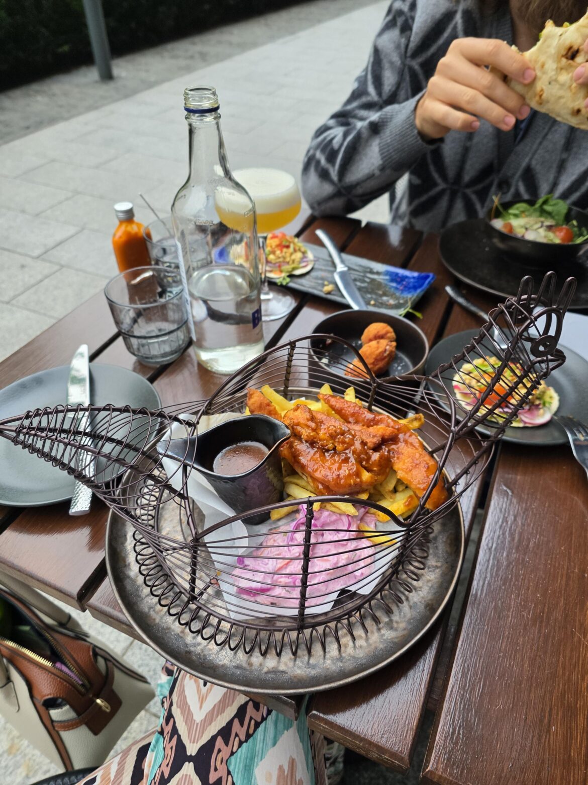 My dinner is trapped in a cage