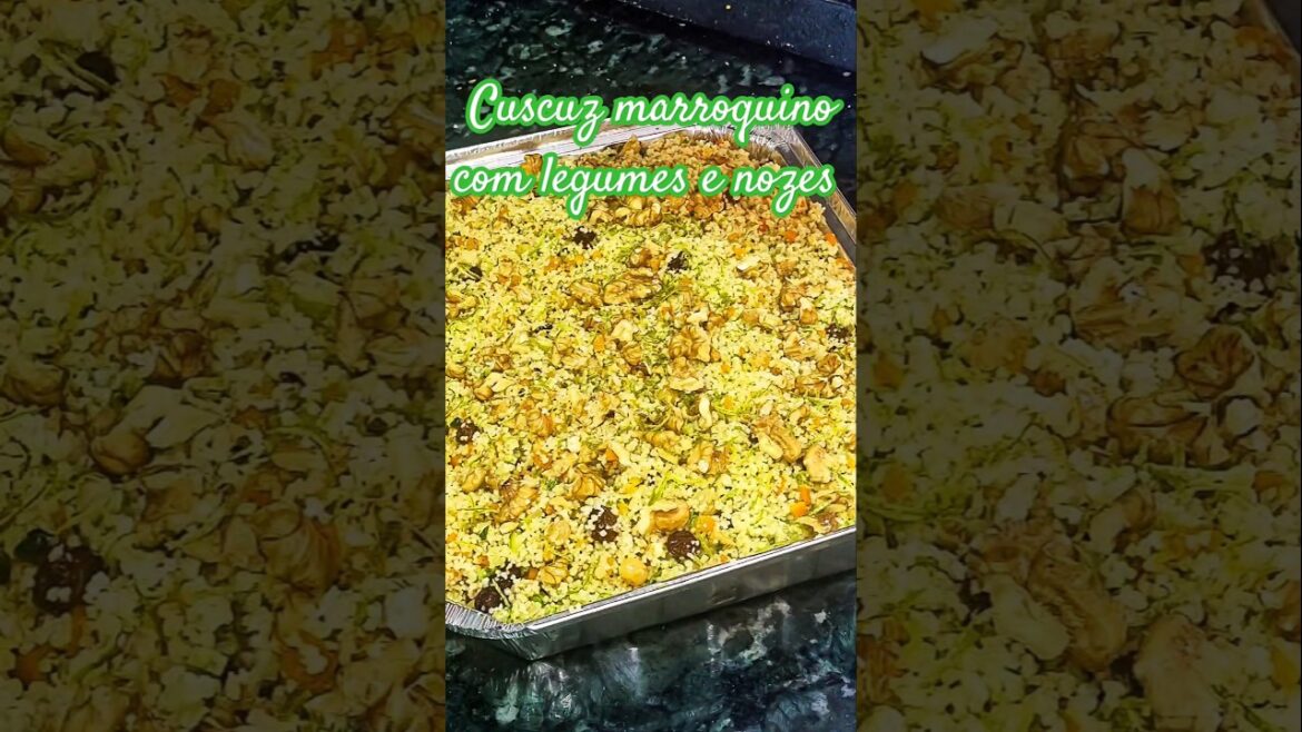 Cuscuz marroquino com legumes e nozes #music #dicadochef #food #cheffin #amocozinhar #viralvideo
