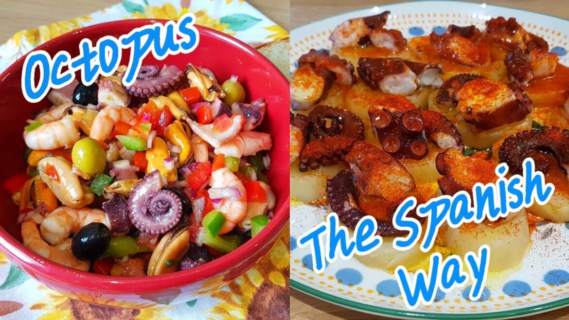2 Spanish Octopus Dishes, Easy and Perfect for the Summer! Seafood Tapas Recipes
