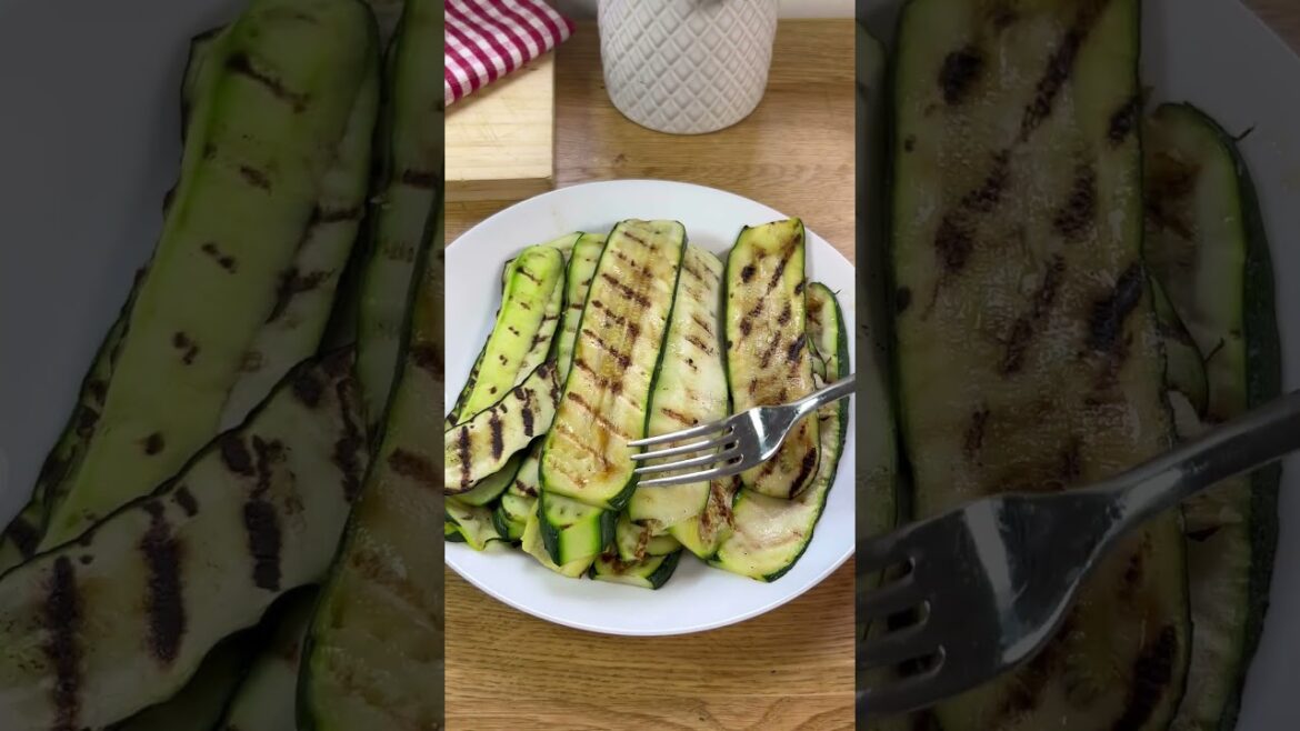 Insalata di zucchine grigliate alla mediterranea #ilcaldosaporedelsud
