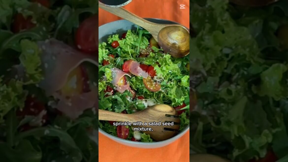 Summer Salad: Prosciutto & Peach