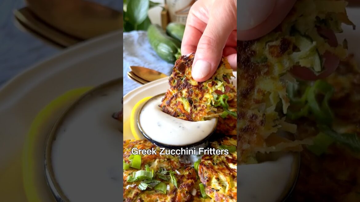 Greek Zucchini Fritters